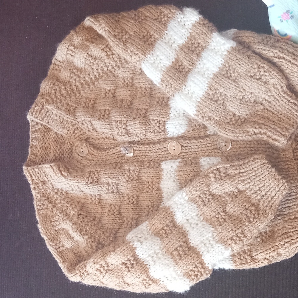 Warm knit sweater